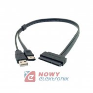 Przejście eSATA + USB i SATA adapter dysku SSD HDD 0,5m E-SATA kabel