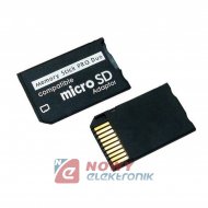 Adapter micro SD slot kart Memory Stick Pro Duo  Przejście