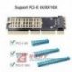Adapter M.2 NVMe NGFF key M SSD dysku do PCI-e x4 x8 x16