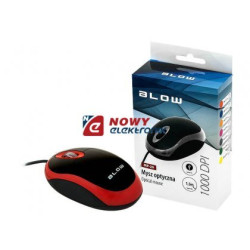 Mysz optyczna BLOW MP-20 czerw. USB-Komputery i Tablety