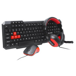 Klawiatura + mysz + słuchawki V3 zestaw do PC komputerowy-Komputery i Tablety
