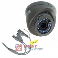 Kamera HD-UNIW. AC-D402M-G 2MPX 4w1 2,8-12mm Kopułka Szara TVI/AHD/CVI/CVBS
