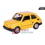 Model FIAT PRL 126p żółty skala 1:21 mały Fiat maluch
