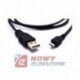 Kabel USB-Micro USB 5m czarne DSF650Vitalco  --30289