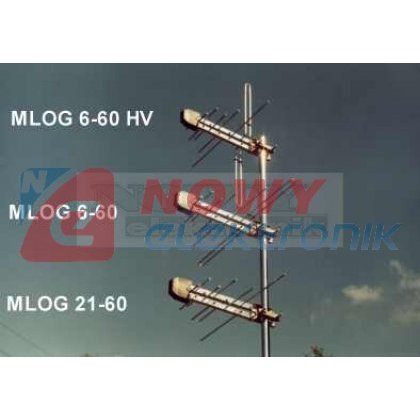 Antena TV MLOG 6-60/Wzm.II/Zasil bez kabla