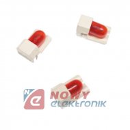 Żarówka miniaturowa 6V Czerwona (z podtswką plastik)