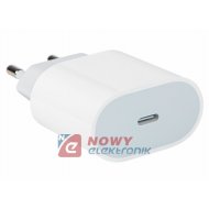 Ładowarka USB-C siec. 20W BLOW Biała, kompatybilna z iPhone
