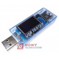 Tester napięcia i prądu USB 5A 8w1 Oryginał KEWESI KWS-MX17 woltomierz
