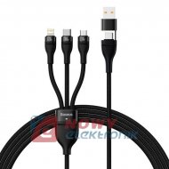 Kabel USB/USB-C 3w1 Lightning, MicroUSB, USB-C. 1,2m, 100W BASEUS