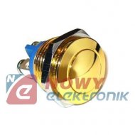 Przycisk GQ16-B/G metal.gold/16mm/IP65/2A/36VDC