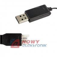 Ładowarka USB do aku. 1S-3,7V DRONA wtyk Molex 51005  akumulatora