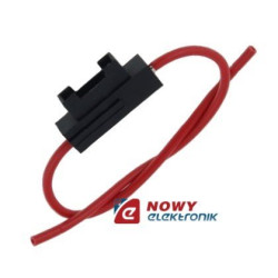 Gniazdo bezp.sam.2.5mm czerwone-Motoryzacja