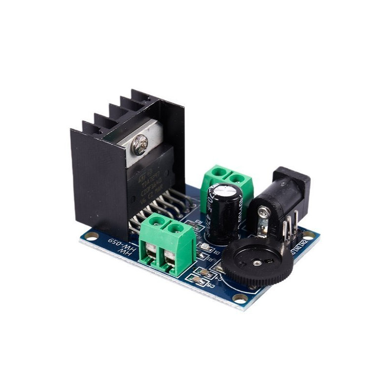 Wzmacniacz audio 2x15W TDA7297 moduł 6-18V DC HW-059-Naglosnienie i Estrada