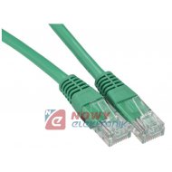 Kabel LAN kat.6 UTP 0,5m zielony