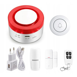 Zestaw alarmowy Wifi ZIGBEE Tuya alarm Home Security-Elektryka