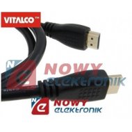 Kabel HDMI 12m v1.4 HDK48 czarne VITALCO