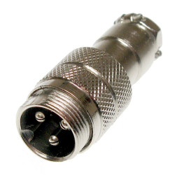 Gniazdo męskie NC813(3-M)na kab. mikrofonowe NC/CB 3pin-Podzespoły Elektroniczne