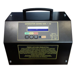 Generator ozonu GOC-1-22 LCD | Polska Prod. ozonator 22g/h sterowany mikroprocesorem, oczyszczacz-AGD i Podzespoły