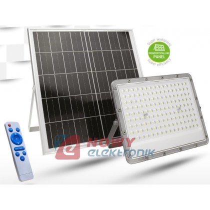 Halogen LED 200W + Solar CW IP65 Szary, 1800lm, Bi.zimny