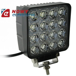 Lampa LED halogen 16x3W 12V-24V IP68 Epistar led car  kwadrat-Motoryzacja