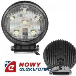 Lampa LED halogen 6x3W 9-60V IP68 reflektor led car-Motoryzacja