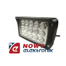 Lampa LED halogen 15x3W 9-60V IP68 reflektor led car-Motoryzacja