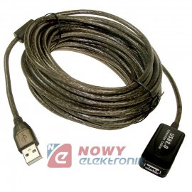 Kabel USB 2.0 wt.A/gn.A 5m AKT.B ze wzmacniaczem