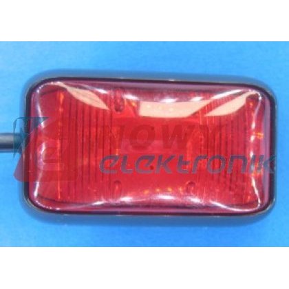 Lampa LED KW-205 R 12-24V czerwona obrysowa przeciwmgielna