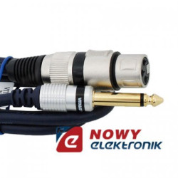 Kabel jack 6,3m. wt.-gn.XLR 3m VITALCO wt.jack-gniazdo mikrofon.-Kable i Przyłącza RTV i PC