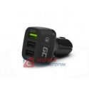Ładowarka USBx3 sam. QC3.0 GREEN CELL quick charge 4,8A