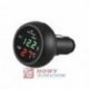 Termometr woltomierz ładowarka USB 2.1A samochodowa 3in1 czer/ziel tester VST-706