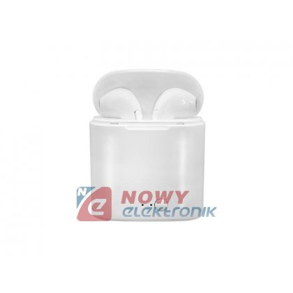 Słuchawki bluetooth Standard iPhone i Android białe