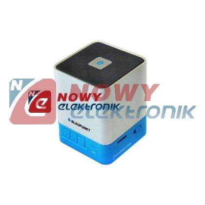 Głośnik przenośnyBLAUPUNKT BT02 WH FM/USB/SD/AUX/ Bluetooth