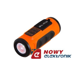 Głośnik BT rowerowy + FM BT300 +latarka+ radio FM  Bluetooth-Naglosnienie i Estrada