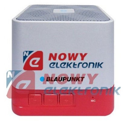 Głośnik przenośnyBLAUPUNKT BT02 RED  FM/USB/SD/AUX/ Bluetooth