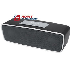 Głośnik BT przenośny + FM BT100 czarny Bluetooth-Naglosnienie i Estrada