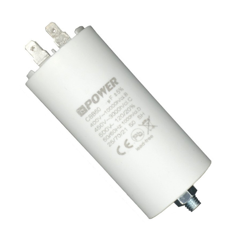 Kond. rozr. 20uF 450V NEPOWER Konektor, śruba M8, Kondensator CBB60-Podzespoły Elektroniczne