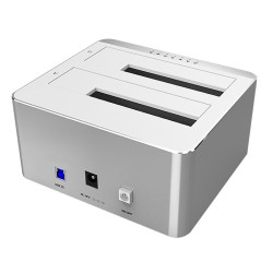 Stacja dokująca HDD 2,5/3,5|DUAL USB 3.0 SSD SATA UNITEK Y-3026 DUAL KLON-Komputery i Tablety