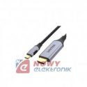 Kabel USB Wt.C/Wt.HDMI 1,8M UNITEK HDMI2.0 TYPE-C USB-C