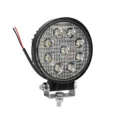 Lampa LED halogen 9x3W 12V-24V robocza okragła 115mm-Motoryzacja