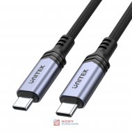 Kabel USB-C - USB-C 2m  240W Wtyk-Wtyk, Max 5A/48V PD QC
