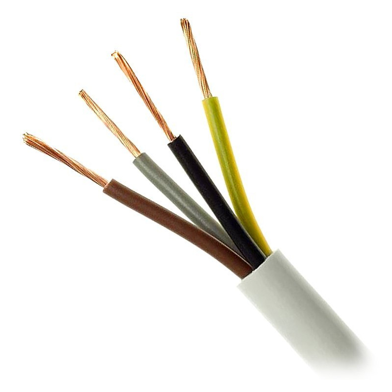 Przew d OWY 4x1mm2 H05VV F 4G Bia y Okr g y Warsztatowy Przewody I Przew d OWY 4x1mm2 H05VV F 4G Bia y Okr g y Warsztatowy Przewody I