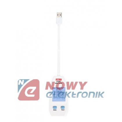 Miernik napięcia i prądu USB UT658A UNI-T Tester, monitor portu USB