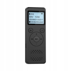 Dyktafon cyfrowy 8GB dzwięk HD | do 110h nagrań-Urządzenia Szpiegowskie i Dyktafony