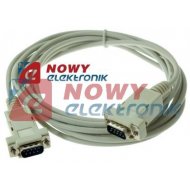 Kabel DB09M-DB09M 1.8m RS232 Wtyk-Wtyk
