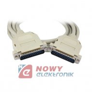 Kabel DB25M/DB25M 1,8m RS232 Wtyk-Wtyk