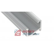 Profil LED typ H srebrny anod.2m 2,02m (do taśm ledowych)