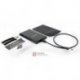 Obudowa HDD 2,5 SATA USB 3.1 USB-C aluminium, czarna