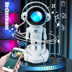 Projektor gwiazd rzutnik LED z BLUETOOTH głośnik astronauta-Efekty Dyskotekowe