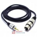 Kabel Jack 3,5m. wt.-gn.XLR 1m st./kabel mikrof. MK21 Vitalco